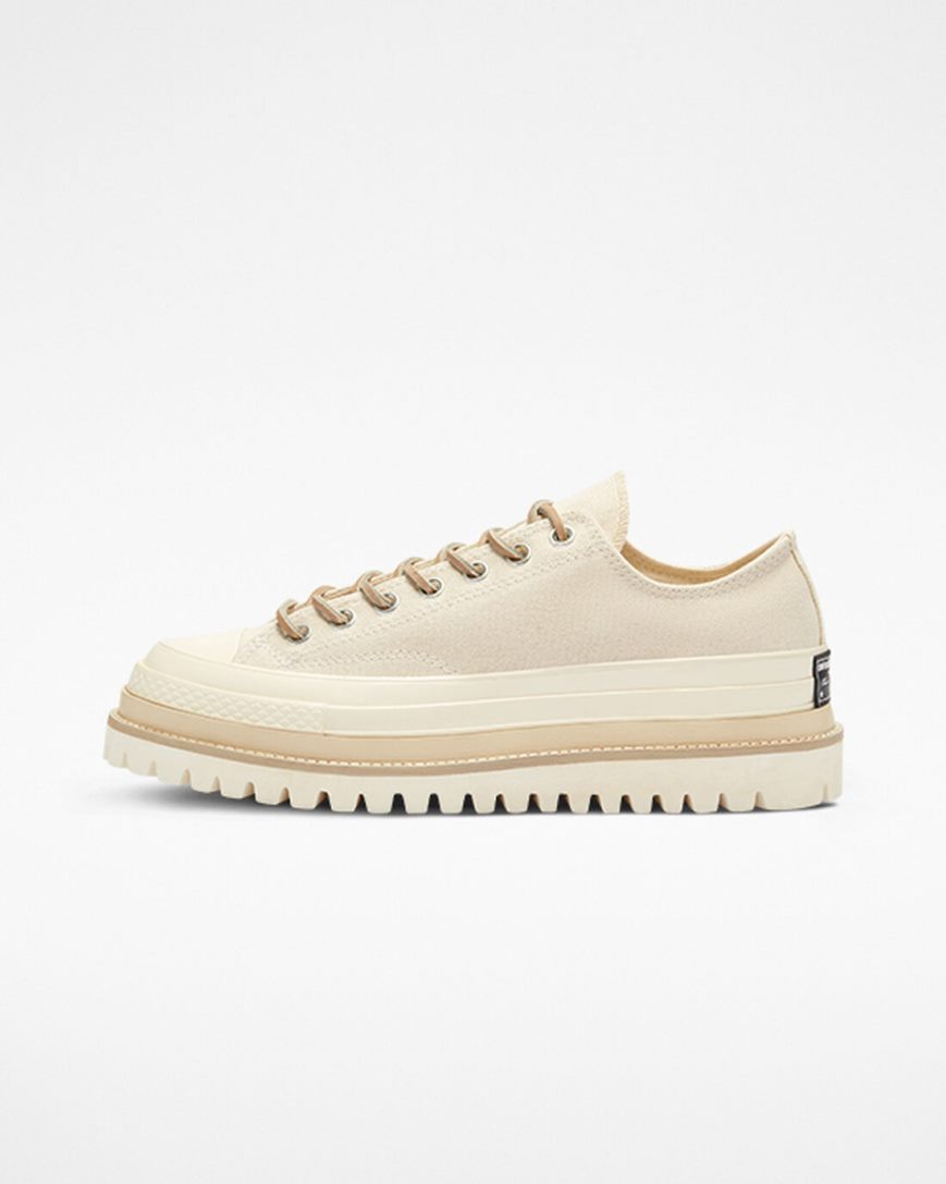 Women's Converse Chuck 70 LTD Lugged Low Top Platform Shoes Beige | AU 30451C